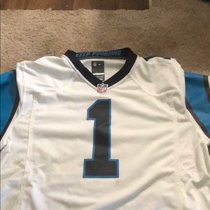 Brand new NFL cam newton jersey in white